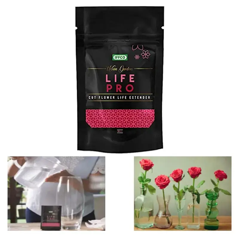 Order Now Iffco Urban Gardens 10 gm Life Pro - Cut Flower Life Extender(Pack-10 Pcs)